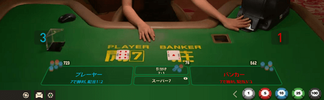 7UPバカラ